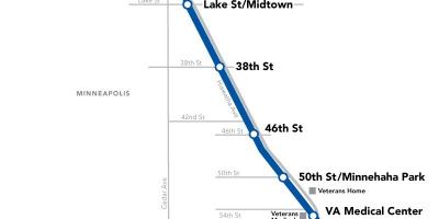 Washington metro blue line kartta