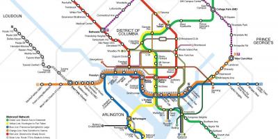 Washington julkinen liikenne kartta
