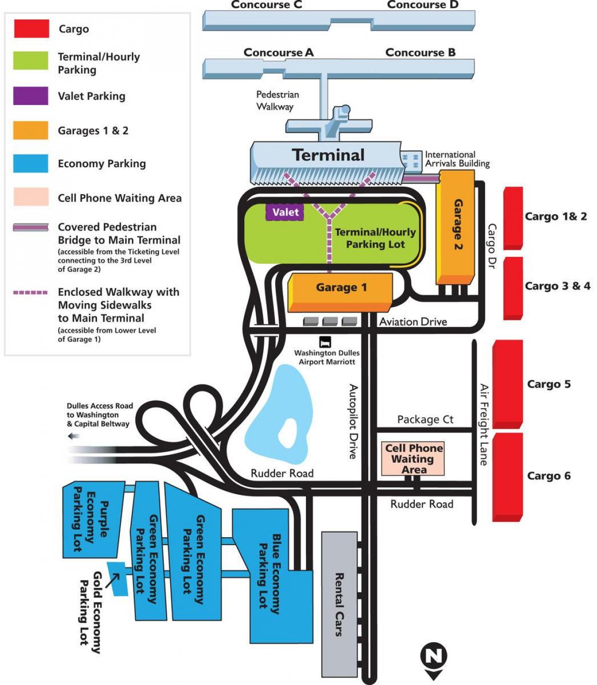 kartta dulles airport area
