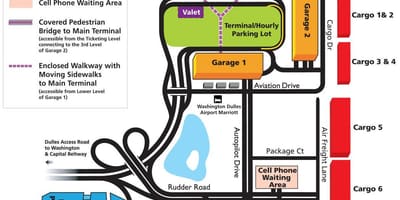 Kartta dulles airport area